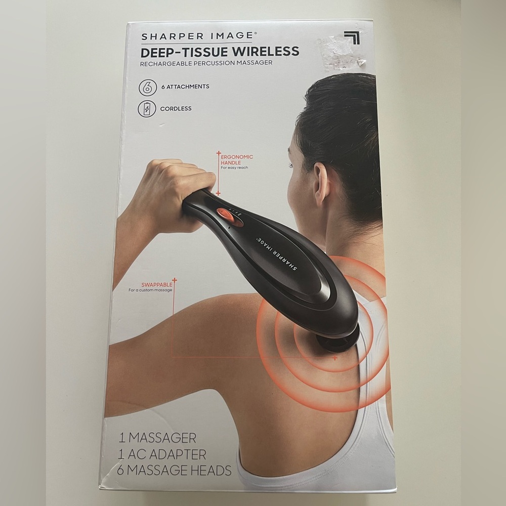 SHARPER IMAGE Deep-Tissue Wireless Massager